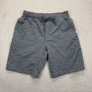 Lululemon M Athletic Shorts Drawstring Lightweight Casual‎ Activewear Gray
